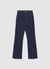 Flared jeans with ribbing