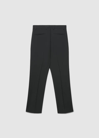 Solid colour wide-leg trousers