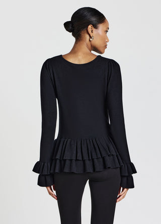 Pullover mit Volants