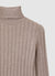 Cable knit turtleneck jumper
