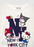 T-shirt a maniche lunghe con stampa Hello Kitty