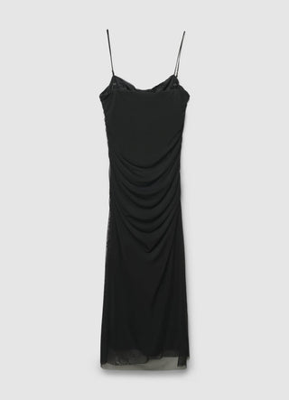Abito lungo in tulle