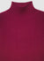 Top with crater neckline and three-quarter sleeves