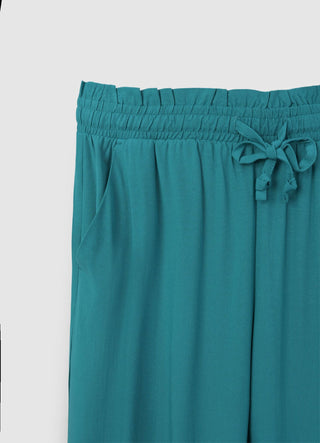 Pantalone lungo tinta unita