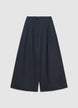 Spodnie culotte cropped szerokie nogawki z wzorem spinata - XS