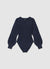 Cable-knit body with long sleeves