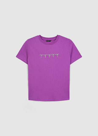 T-Shirt Strass-Schleifen