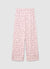 Set pigiama lungo con camicia e pantaloni a stampa all over